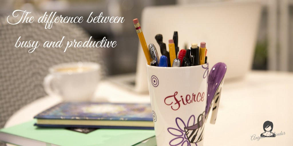 difference between busy and productive